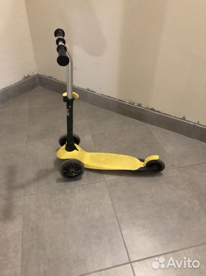 Самокат axelo трехколесный