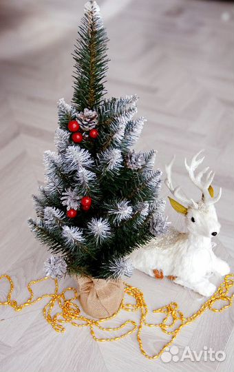 Настольная елка Зимняя