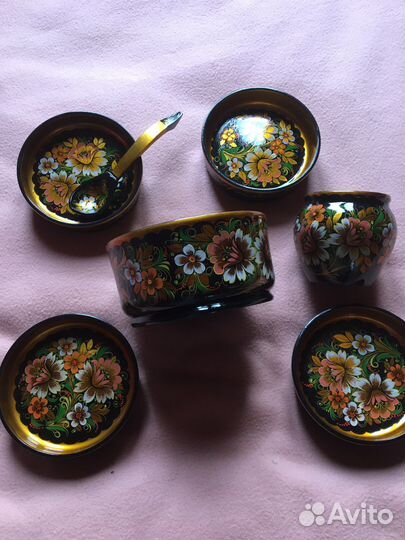 Набор хохлома, 7 предметов