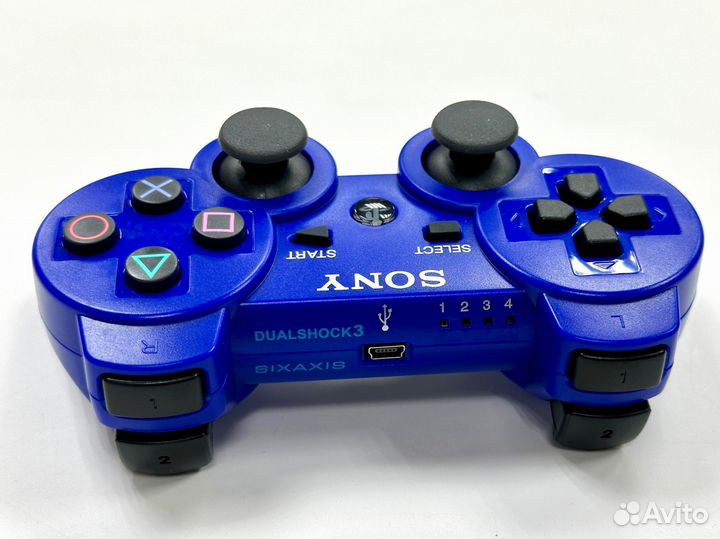 Геймпад DualShock Реплика Синий (PS3) NEW
