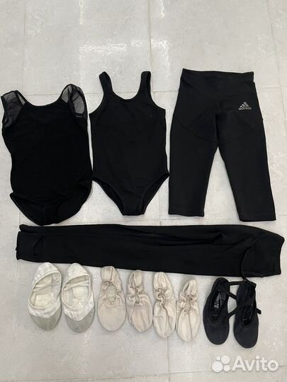 Купальник, балетки Grishko, сапоги для разогрева