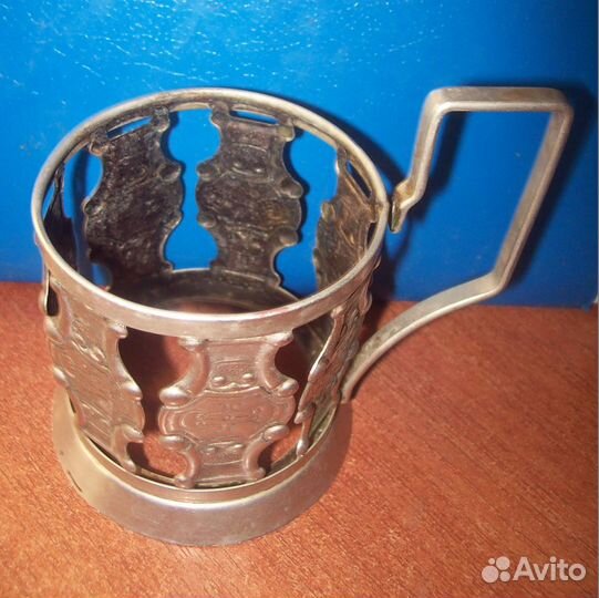 Подстаканник мельхиоровый, 60е годы СССР