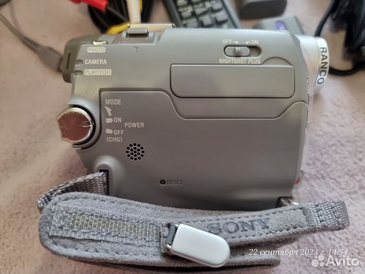 Видеокамера sony dcr-nc 18e mini dv