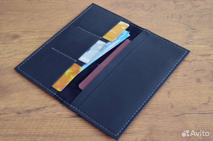 Портмоне лонгер мужской из натуральной кожи