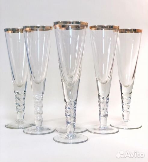 Винтажные фужеры, рюмки, Бердников