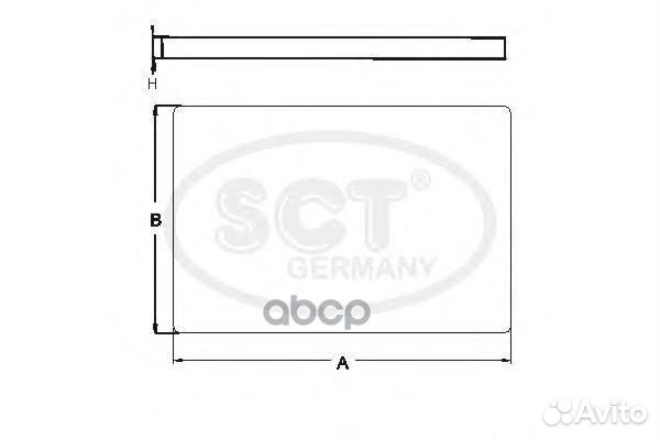 Фильтр салона SCT Germany 806