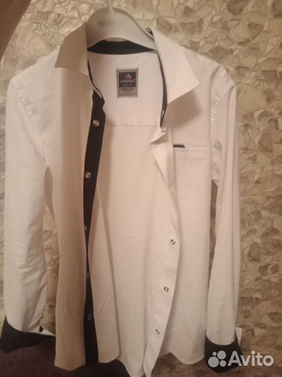 Рубашка для мальчика на кнопках