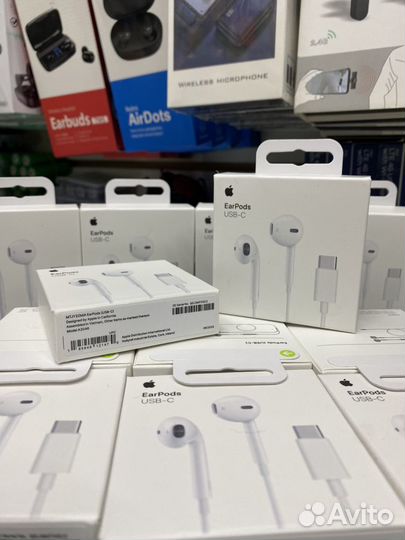 Проводные наушники apple earpods type-c