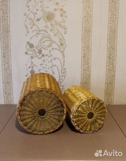 Плетеные корзинки кожух для бутыли