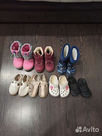 Вещи и обувь на девочку пакетом