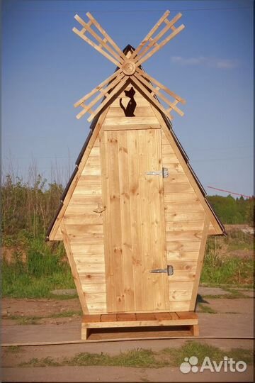 Дачный туалет с установкой HME563