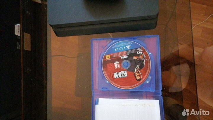 Sony playstation 4 slim 1tb с диском rdr 2