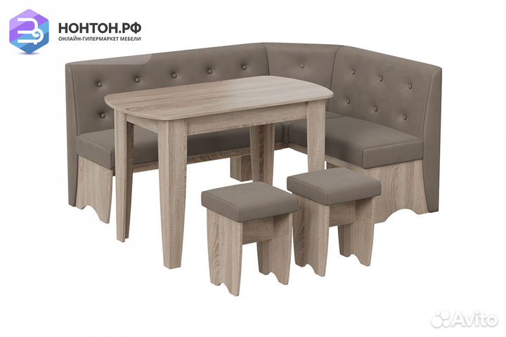 Кухонный уголок Барселона дуб сонома трюфель / мик