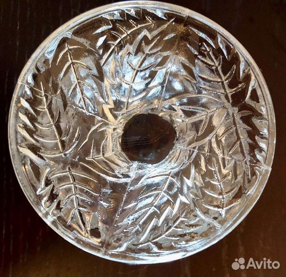 Ваза цветное стекло СССР Баролак Земляника лзхс