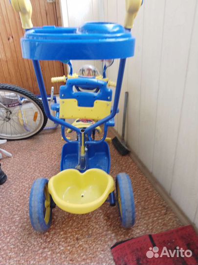 Детский трех колесный велосипед spider-MAN