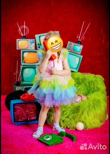 Платье единорог 104