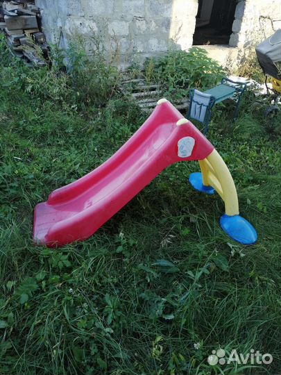 Детская горка пластиковая бу