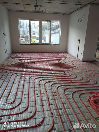 Монтаж отопления, водоснабжения, теплых полов