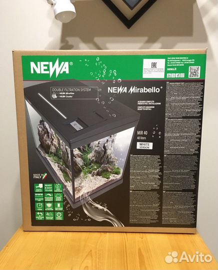 Аквариум Newa Mirabello MIR 40 LED, 40 л, с фильтр