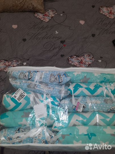 Бортики в детскую кроватку для мальчика