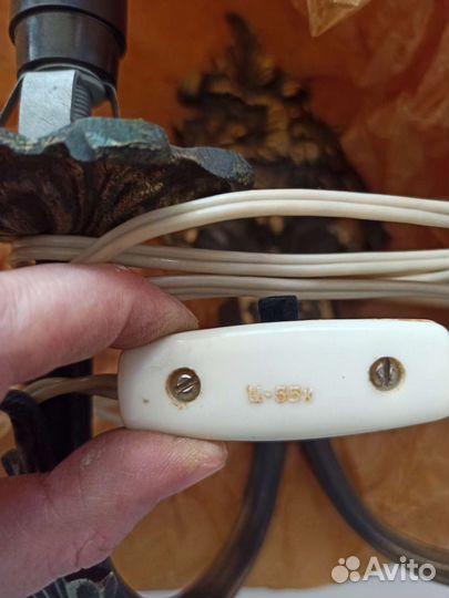 Бра подсвечник СССР двухрожковый, работающий, #2