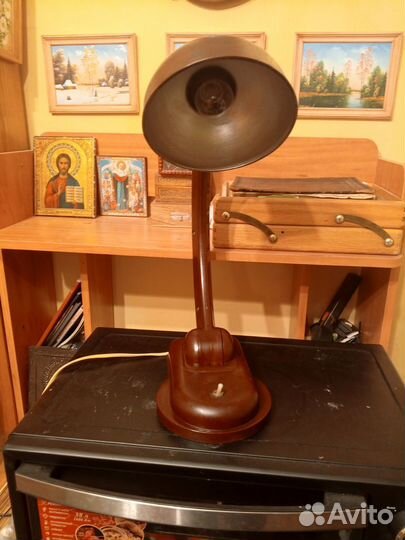 Лампа карболитовая СССР