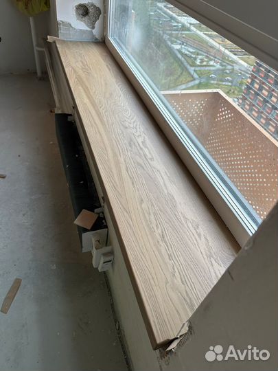 Деревянные подоконники делаем замер и монтаж