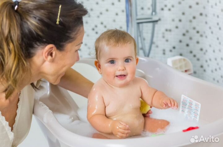 OK Baby ванночка анатомическая Onda Evolution white