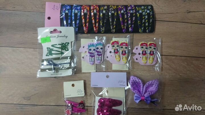 Аксессуары для волос, резинки, зажимы, ободки