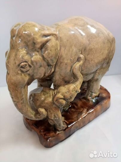 Статуэтка СССР обливная керамика майолика