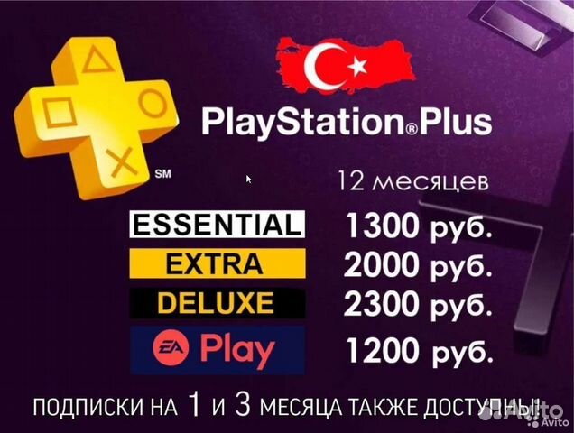 GT 7, Stray, Elden Ring для PS Plus + 12м EA Play