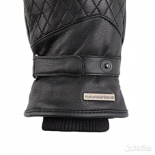 Tucano Urbano 9982HW silvya2G Black Leather Motorcycle мотоперчатки