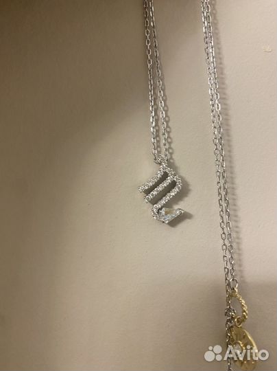 Кулон скорпион swarovski