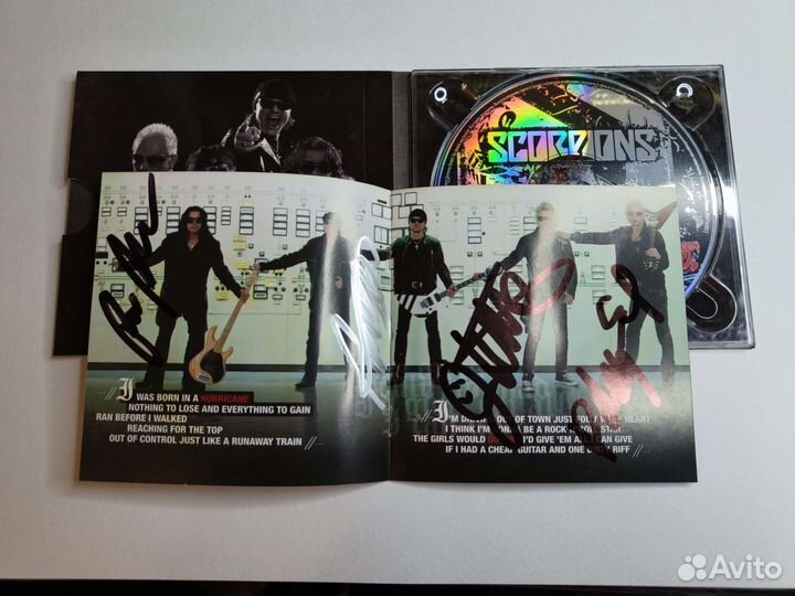 Диск Scorpions - Sting In The Tail с автографами