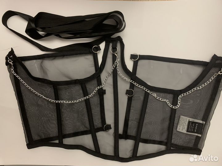Корсет с подвязками
