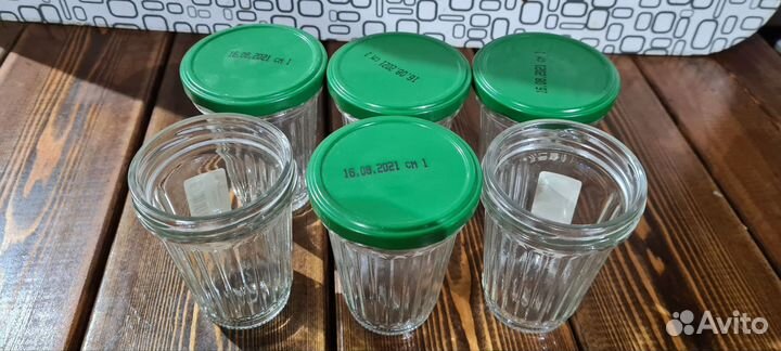 Банка стеклянная (стакан) 250 мл d 82 винтовая