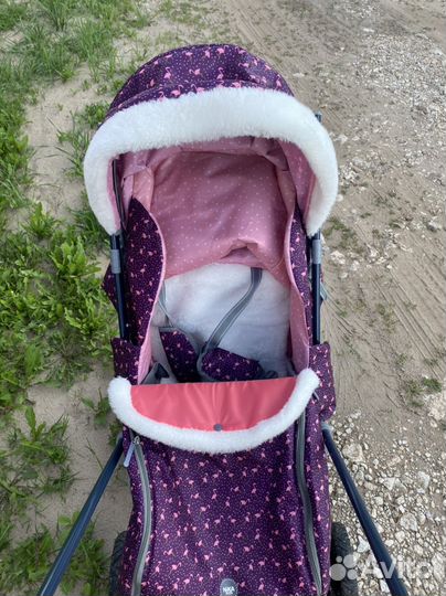 Детские санки коляска