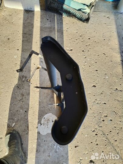 Защита бампера на нива шевроле