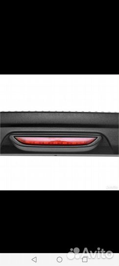 Накладка на задний бампер для Лада Ларгус