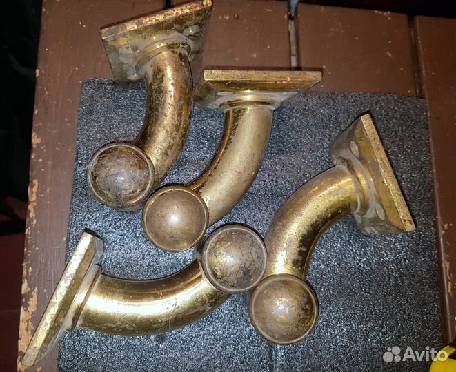 Дверные ручки винтажные Латунь 50- года СССР
