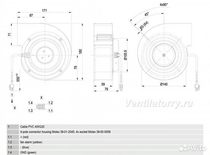 Вентилятор улитка