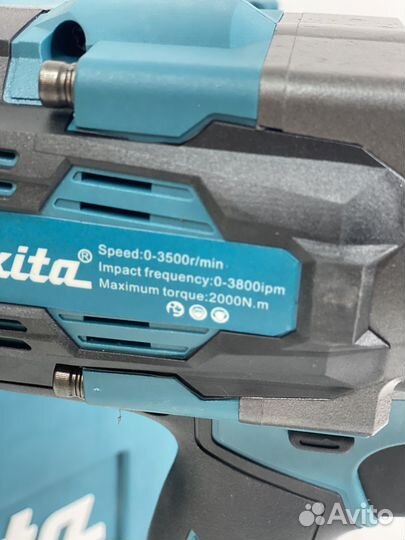 Гайковерт аккумуляторный makita 2000 Нм