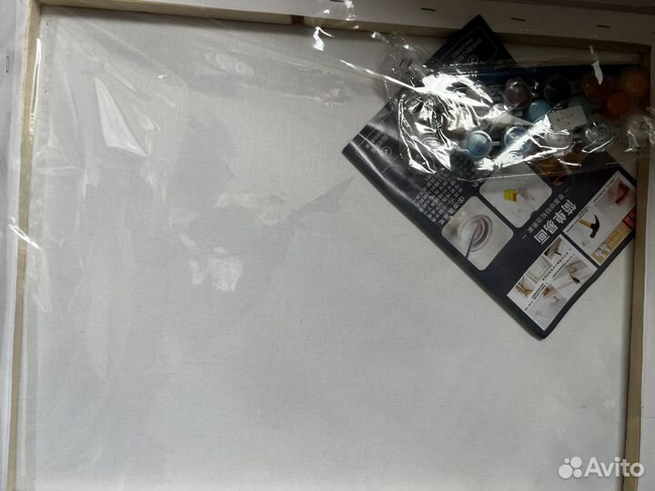 Картина по номерам новая на подрамнике