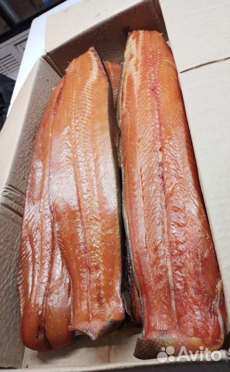 Кета филе, холодного копчения