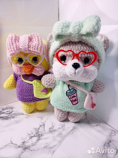 Вязаные игрушки ручной работы