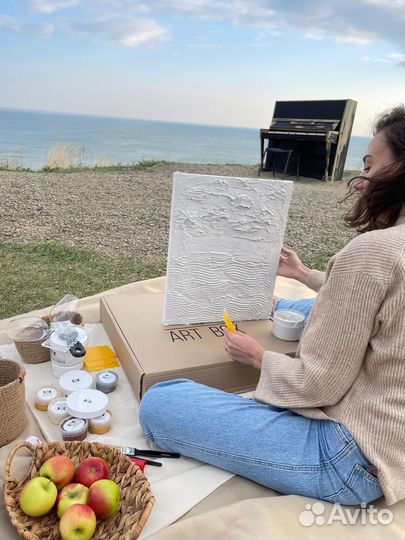 Текстурная картина, набор для создания арт картины