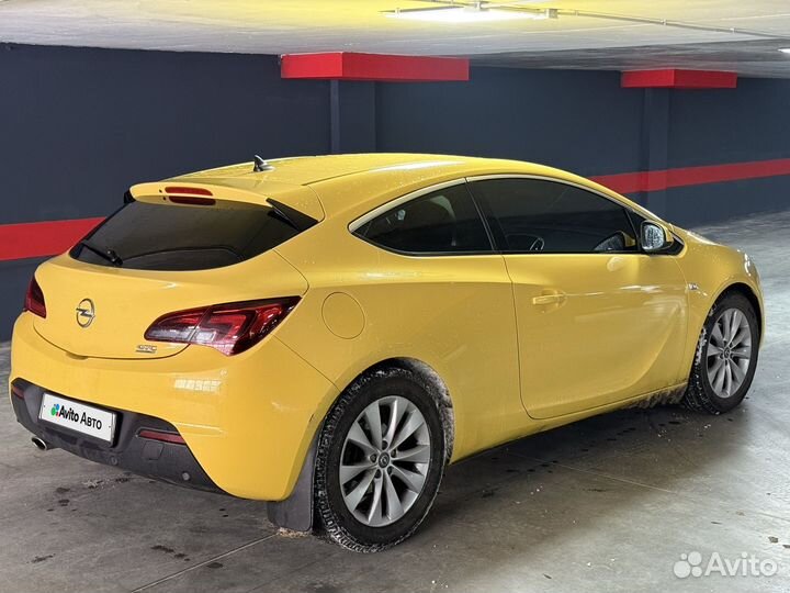 Opel Astra GTC 1.4 AT, 2013, 185 000 км