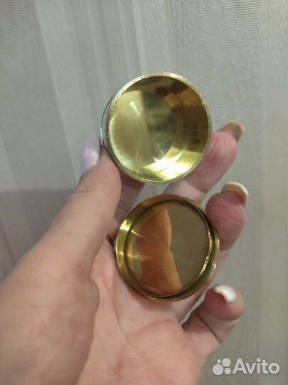 Таблетница шкатулка латунь