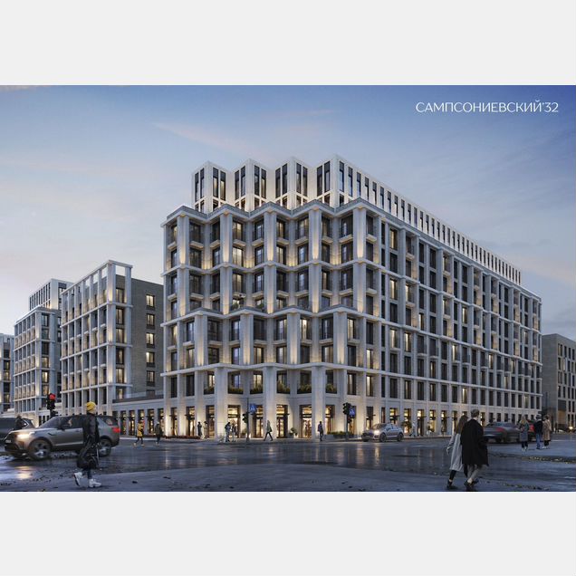 2-к. квартира, 69,9 м², 8/10 эт.