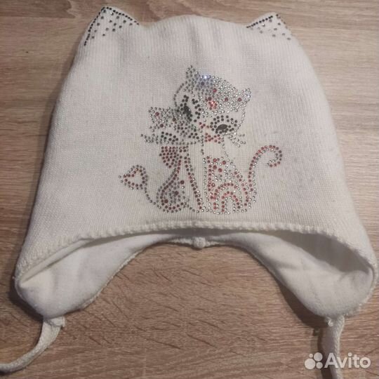 Шапка для девочки 3-4 года